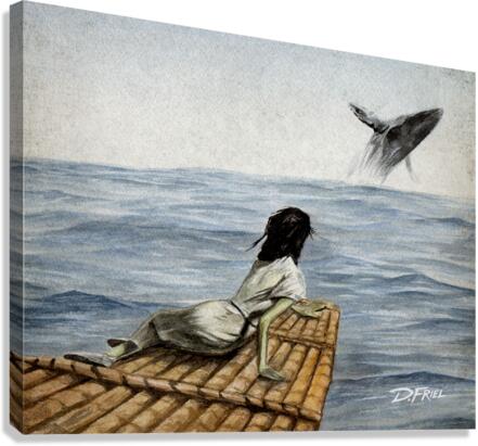 DFriel - Christinas Whale  Canvas Print