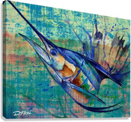 DFriel Converge Sailfish   Canvas Print