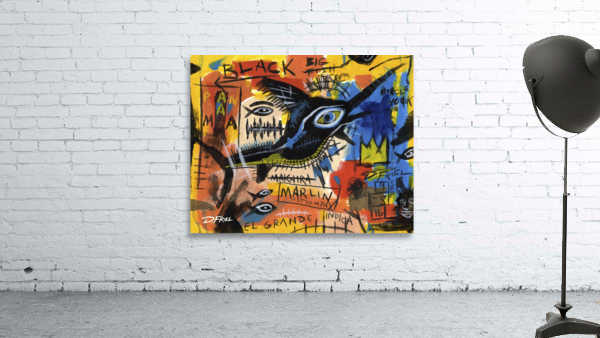 DFriel - Basquiat Black Marlin by D Friel 