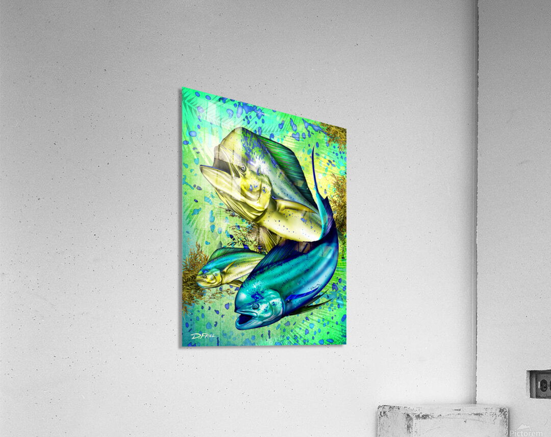 DFriel MahiMahi Decor Prints FINAL 1 Acrylic Print