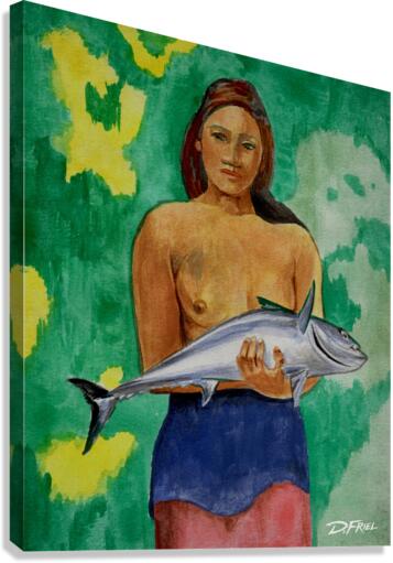 DFriel Gauguin Tuna  Impression sur toile