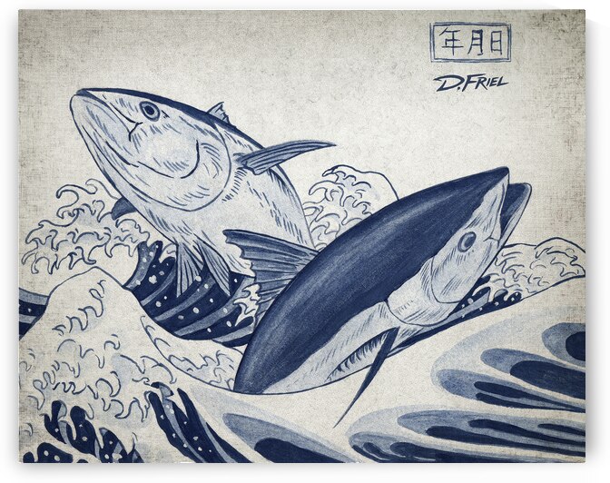 DFriel - Hokusai Bluefin by D Friel 