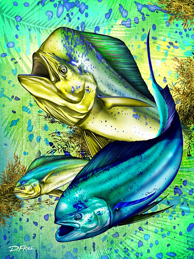 DFriel MahiMahi Decor Prints FINAL 1 Picture Frame Printing