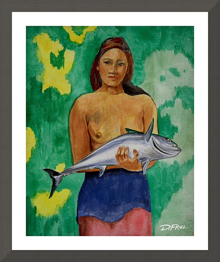 DFriel Gauguin Tuna  Impression encadrée